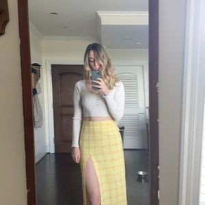 Zara Long Sleeve Crop, Beige